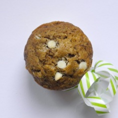 Muffin al matcha e cioccolato bianco